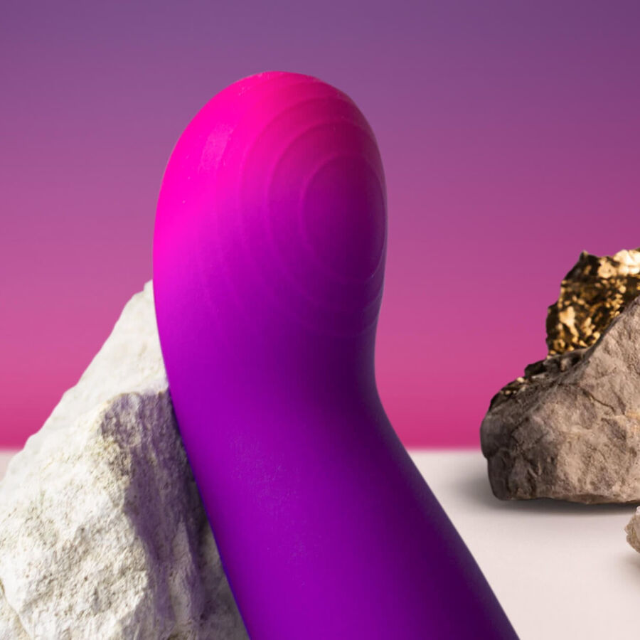 Rocks- Off - Glow Girl Vibe Vibrador G-Spot Discreto Morado 8 Rocks- Off - Glow Girl Vibe Vibrador G-Spot Discreto Morado - Imagen 8
