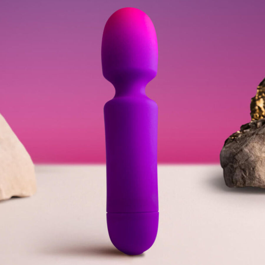 Rocks- Off - Glo- Girl Vibrador Wand Mini Morado 5 Rocks- Off - Glo- Girl Vibrador Wand Mini Morado - Imagen 5