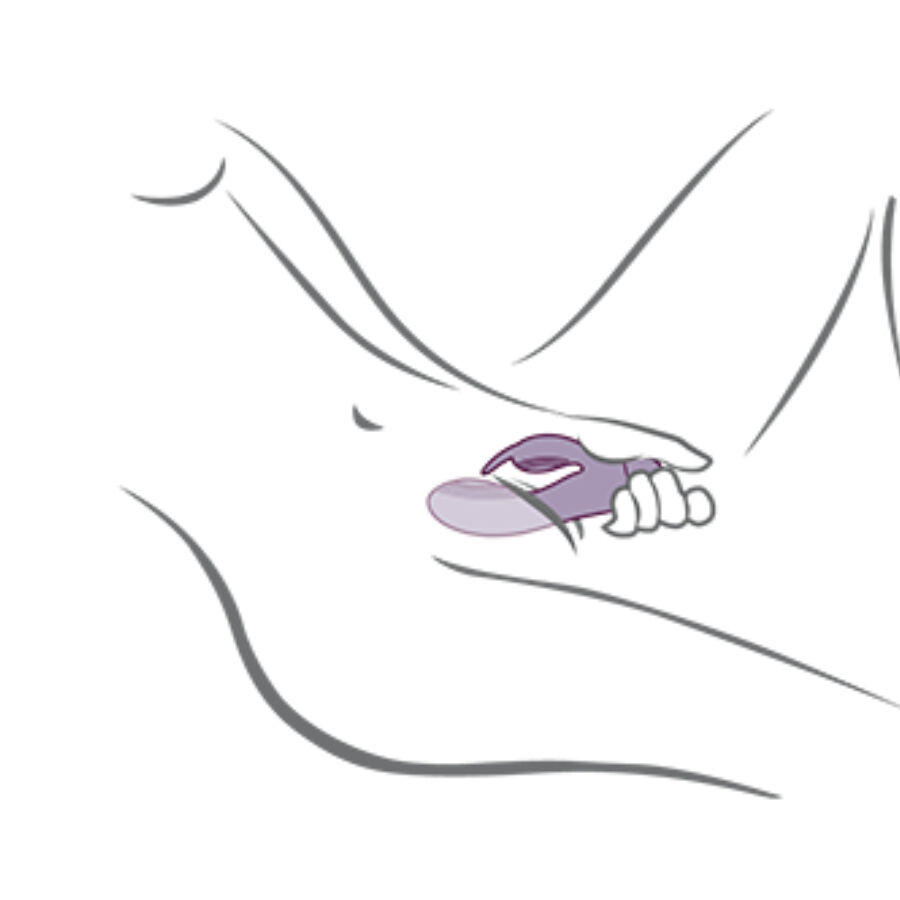 Rocks- Off - Glo- Girl Vibrador Rabbit Morado 5 Rocks- Off - Glo- Girl Vibrador Rabbit Morado - Imagen 5