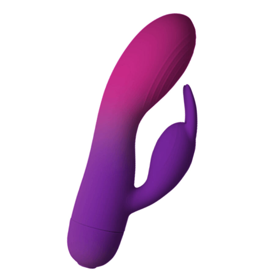 Rocks- Off - Glo- Girl Vibrador Rabbit Morado 1 Rocks- Off - Glo- Girl Vibrador Rabbit Morado