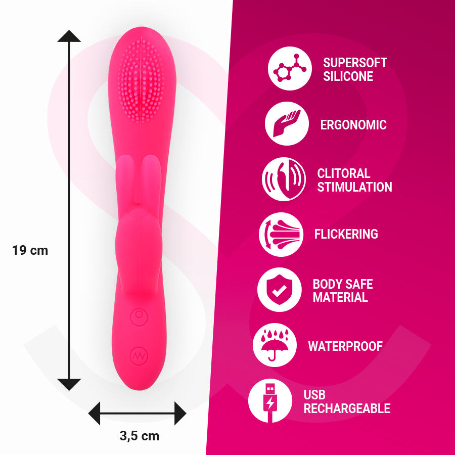 Moressa - Gino Tickling Vaginal Premium Silicone Recargable 5 Moressa - Gino Tickling Vaginal Premium Silicone Recargable - Imagen 5