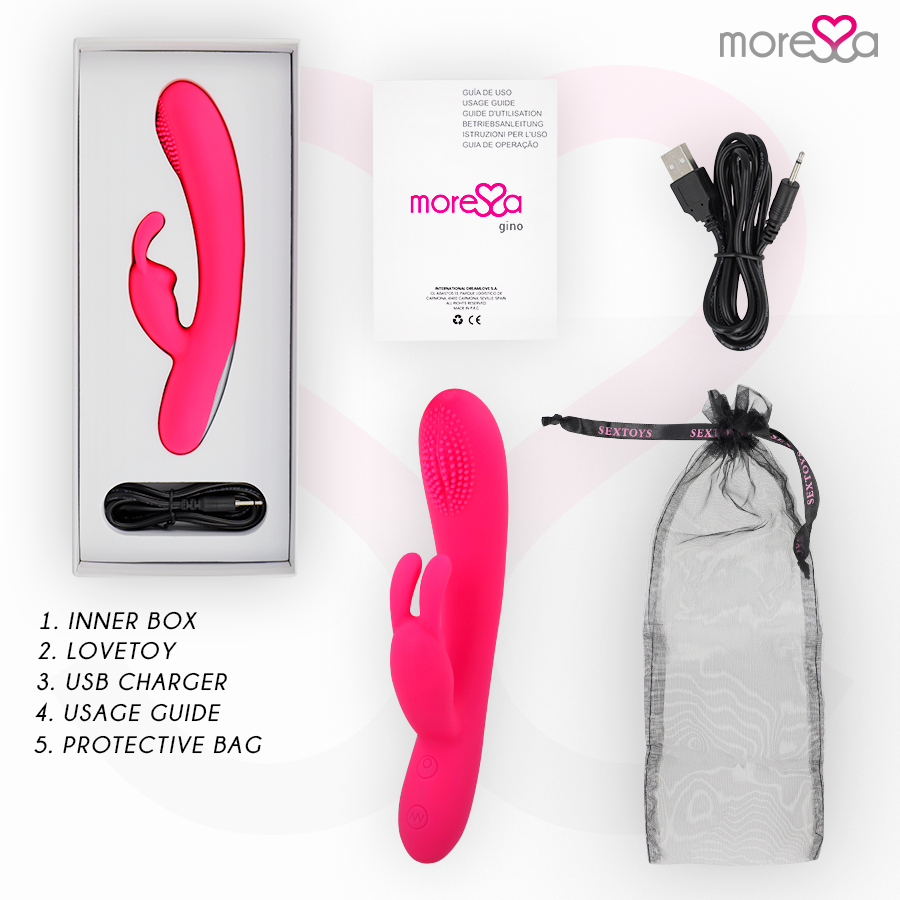 Moressa - Gino Tickling Vaginal Premium Silicone Recargable 7 Moressa - Gino Tickling Vaginal Premium Silicone Recargable - Imagen 7