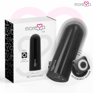Moressa - Nix Potente Vibrador Multi Juegos Control Remoto Negro