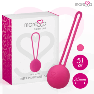 Moressa - Osian One Entrenamiento Suelo Pelvico 51gr Premium Silicona Rosa