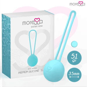 Moressa - Osian One Entrenamiento Suelo Pelvico 51gr Premium Silicona Turquesa