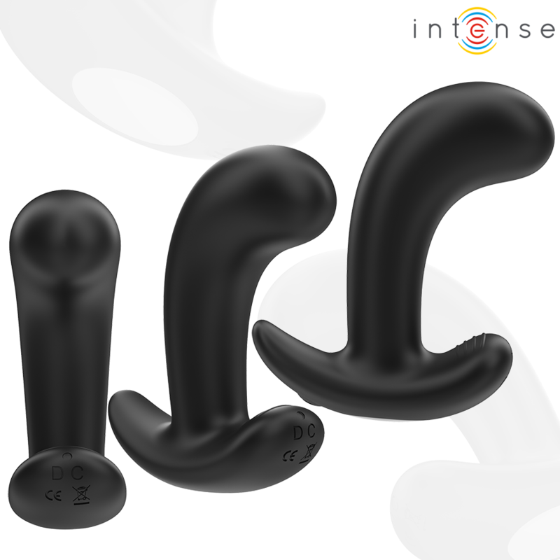 Intense - Chandler Plug Anal 10 Vibraciones Negro Control Remoto 4 Intense - Chandler Plug Anal 10 Vibraciones Negro Control Remoto - Imagen 4