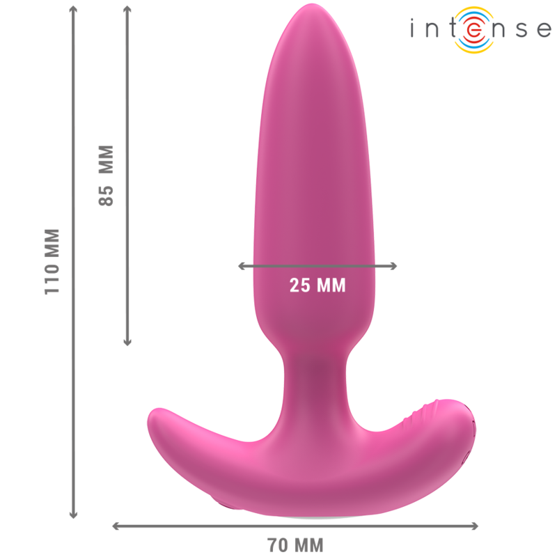 Intense - Ross Plug Anal 10 Vibraciones Rosa Control Remoto 3 Intense - Ross Plug Anal 10 Vibraciones Rosa Control Remoto - Imagen 3
