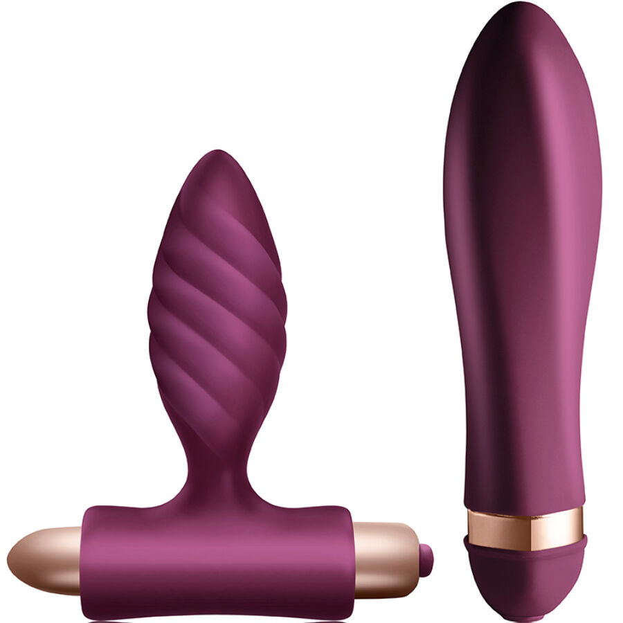 Climaximum - Desire Kit Vibrador + Plug Anal Trenzado 1 Climaximum - Desire Kit Vibrador + Plug Anal Trenzado