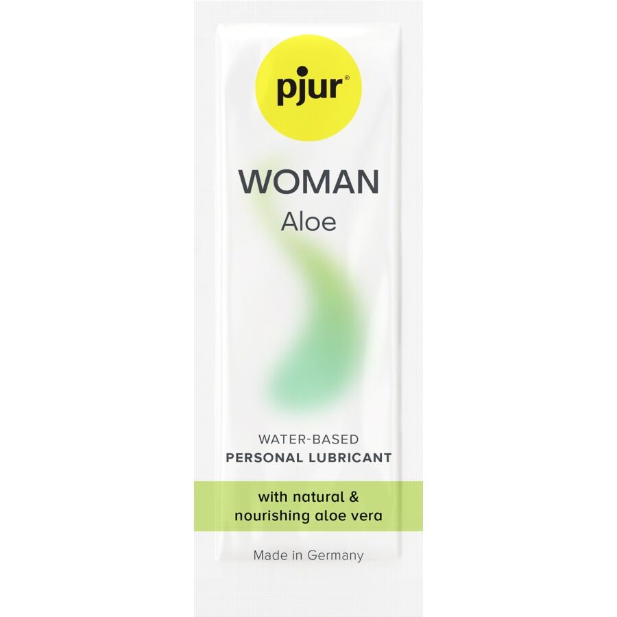 Pjur - Woman Aloe Lubricante Base Agua 2 Ml 1 Pjur - Woman Aloe Lubricante Base Agua 2 Ml