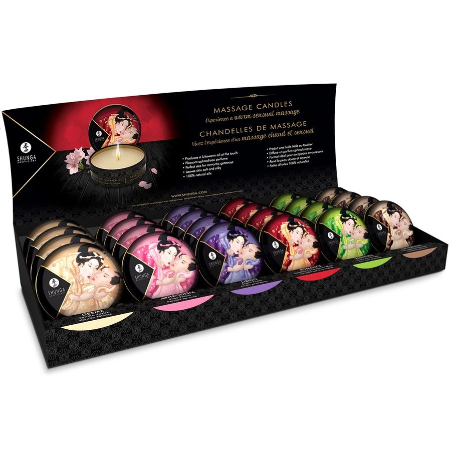Shunga - Mini Caress By Candlelight Display Velas Masaje 24 Uds 7 Shunga - Mini Caress By Candlelight Display Velas Masaje 24 Uds - Imagen 7