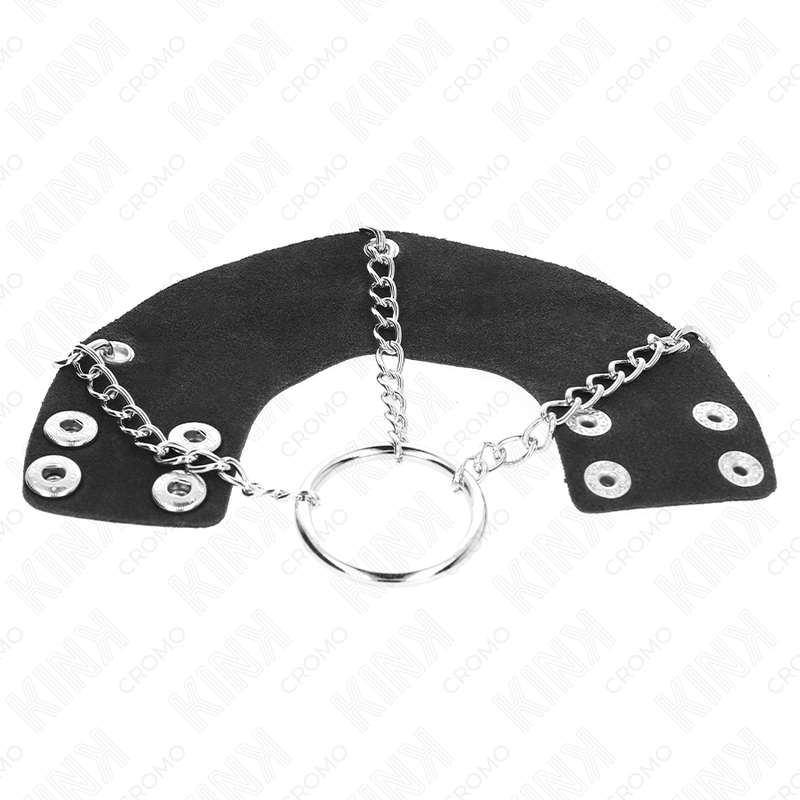 Kink - Anillo Pene 4 Cm Cadena 7 Cm Metal Con Cinturón Cuero 5 Kink - Anillo Pene 4 Cm Cadena 7 Cm Metal Con Cinturón Cuero - Imagen 5