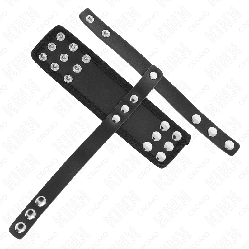 Kink - Anillo Jaula Pene Cuero Con Correa Divisoria De Bolas Recubierto Ajustable 5 Kink - Anillo Jaula Pene Cuero Con Correa Divisoria De Bolas Recubierto Ajustable - Imagen 5