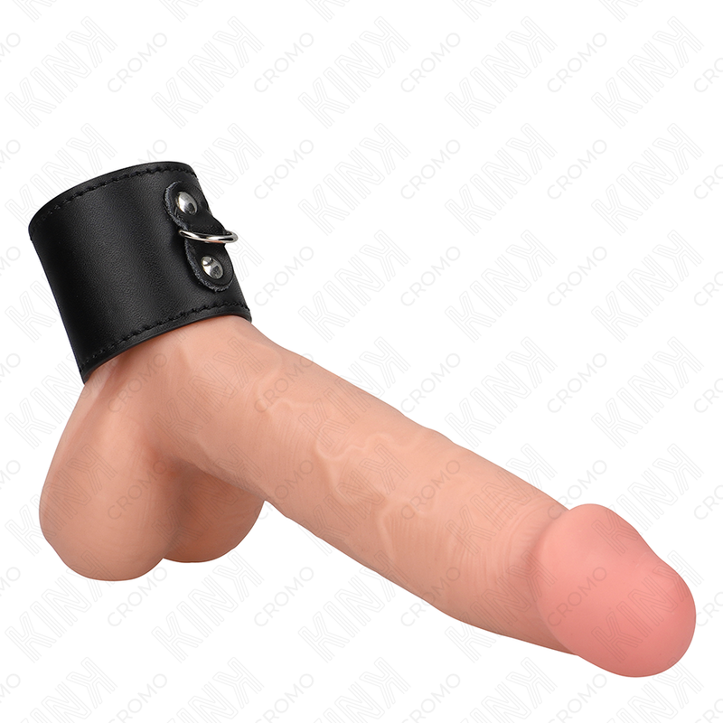 Kink - Anillo Pene Cuero Con Cierre A Presión 18 X 5 Cm 1 Kink - Anillo Pene Cuero Con Cierre A Presión 18 X 5 Cm