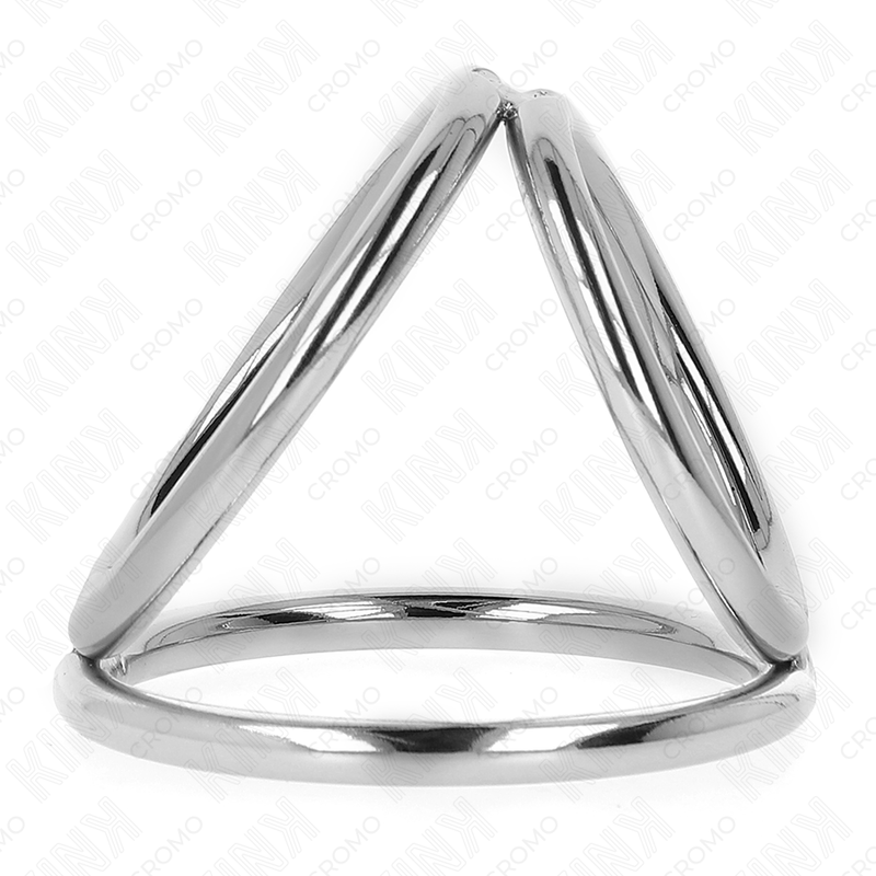Kink - Anillo Pene Triple Metal Cromado 3.2 Cm A 4.5 Cm 4 Kink - Anillo Pene Triple Metal Cromado 3.2 Cm A 4.5 Cm - Imagen 4