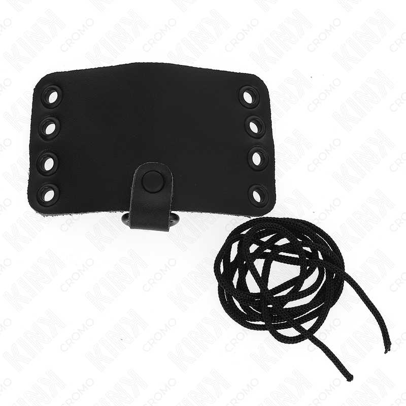 Kink - Anillo Pene Cuero Con Cierre De Encaje Y Cordones 3 Kink - Anillo Pene Cuero Con Cierre De Encaje Y Cordones - Imagen 3