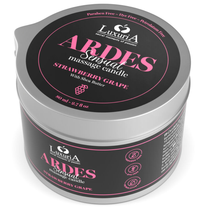 Intimateline Luxuria - Vela De Masaje Uva 2 Intimateline Luxuria - Vela De Masaje Uva - Imagen 2