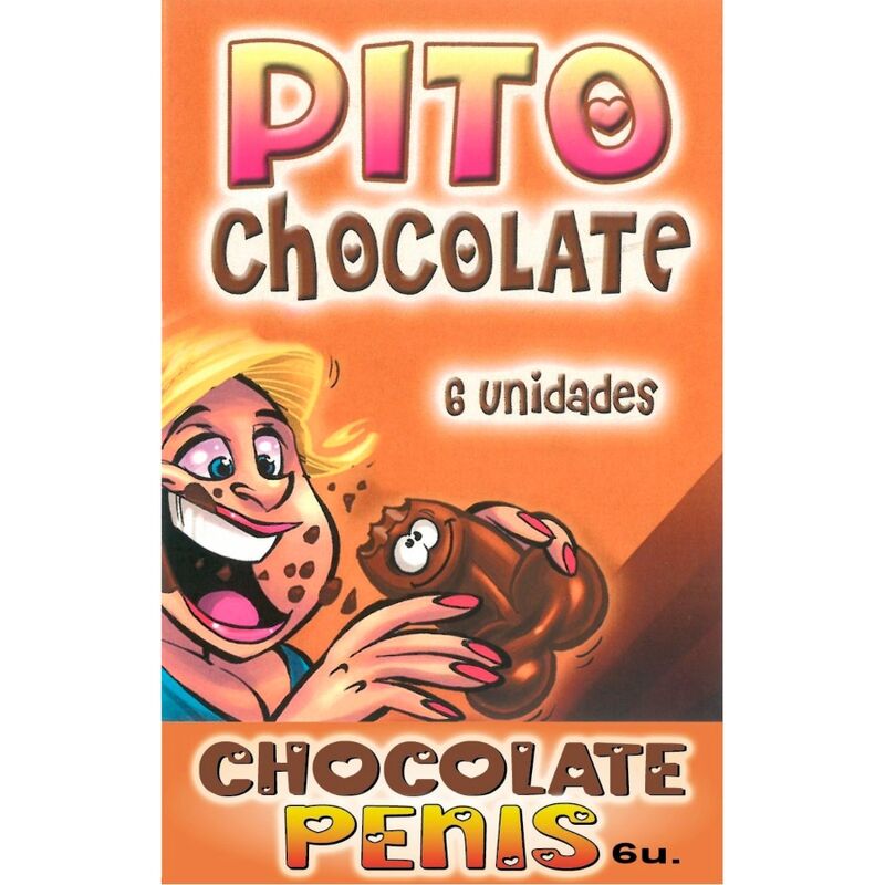 Diablo Picante - Caja 6 Chocolatinas Forma Pene 1 Diablo Picante - Caja 6 Chocolatinas Forma Pene