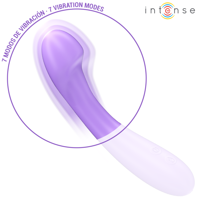 Intense - Becky Vibrador 19 Cm Calentable 7 Vibraciones Morado 5 Intense - Becky Vibrador 19 Cm Calentable 7 Vibraciones Morado - Imagen 5