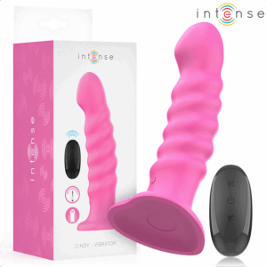 Intense - Cindy Vibrador Talla L DiseÑo En Espiral 10 Vibraciones Rosa Control Remoto