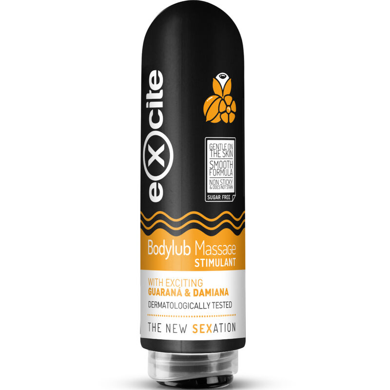 Excite - Bodylub Massage Gel Estimulante Guaran 200 Ml 1 Excite - Bodylub Massage Gel Estimulante Guaran 200 Ml