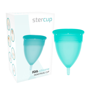 Stercup - Copa Menstrual Fda Silicona Aquamarina