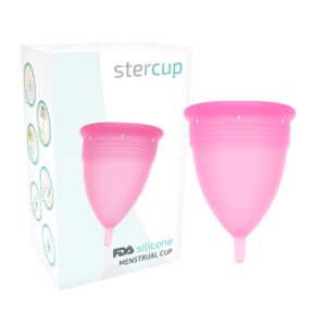 Stercup - Copa Menstrual Fda Silicona Rosa