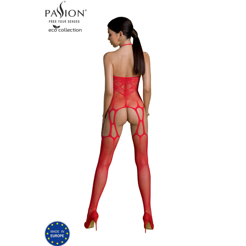Passion - Eco Collection Bodystocking Eco Bs002 Negro 7 Passion - Eco Collection Bodystocking Eco Bs002 Negro - Imagen 7