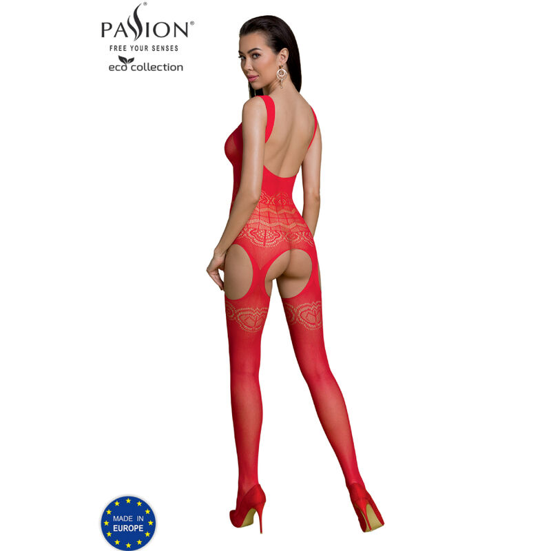 Passion - Eco Collection Bodystocking Eco Bs005 Negro 7 Passion - Eco Collection Bodystocking Eco Bs005 Negro - Imagen 7