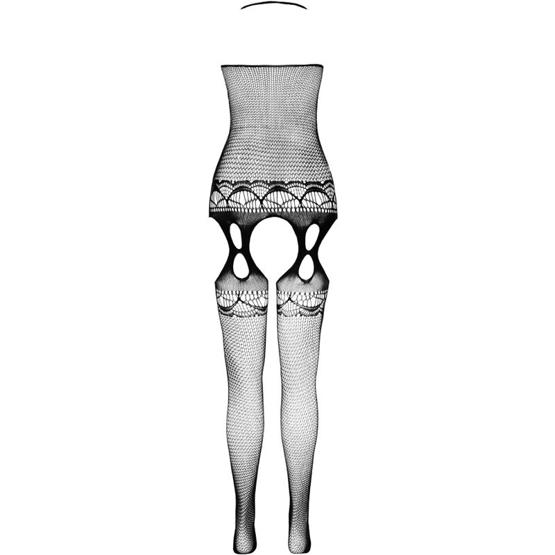 Passion - Eco Collection Bodystocking Eco Bs006 Negro 4 Passion - Eco Collection Bodystocking Eco Bs006 Negro - Imagen 4