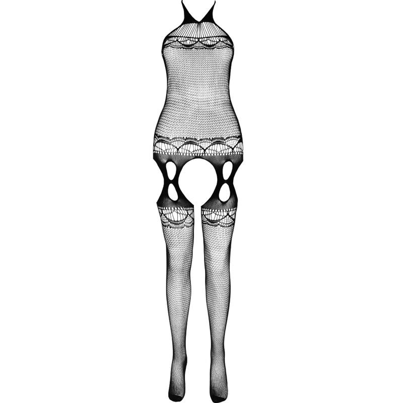 Passion - Eco Collection Bodystocking Eco Bs006 Negro 3 Passion - Eco Collection Bodystocking Eco Bs006 Negro - Imagen 3