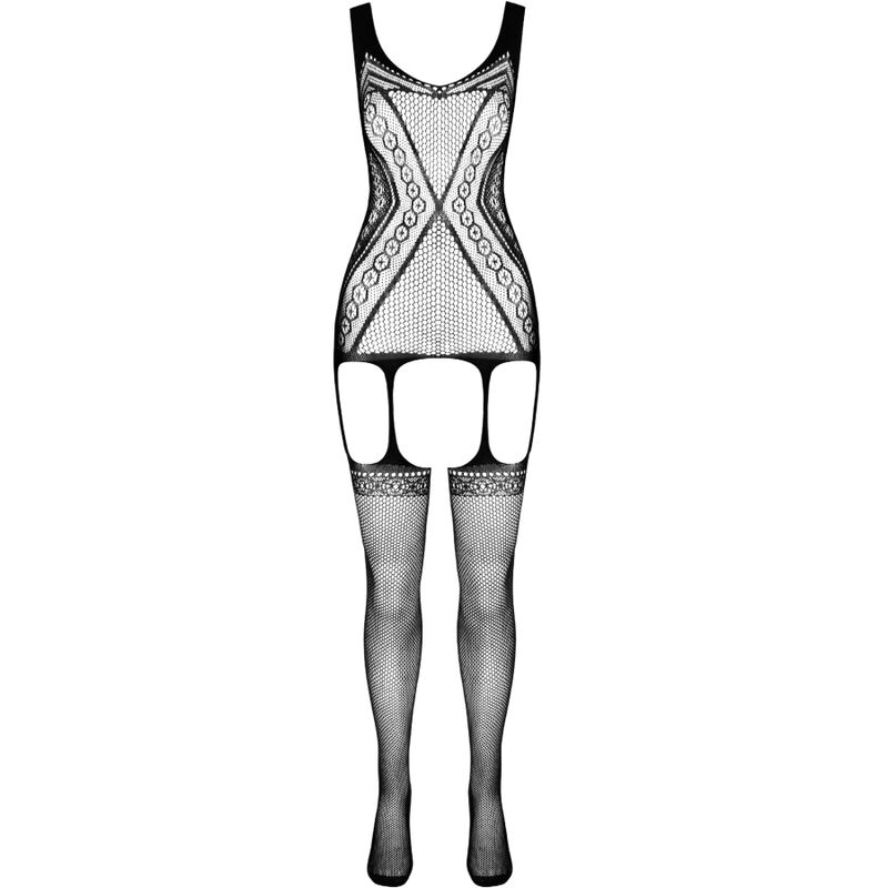 Passion - Eco Collection Bodystocking Eco Bs007 Negro 8 Passion - Eco Collection Bodystocking Eco Bs007 Negro - Imagen 8