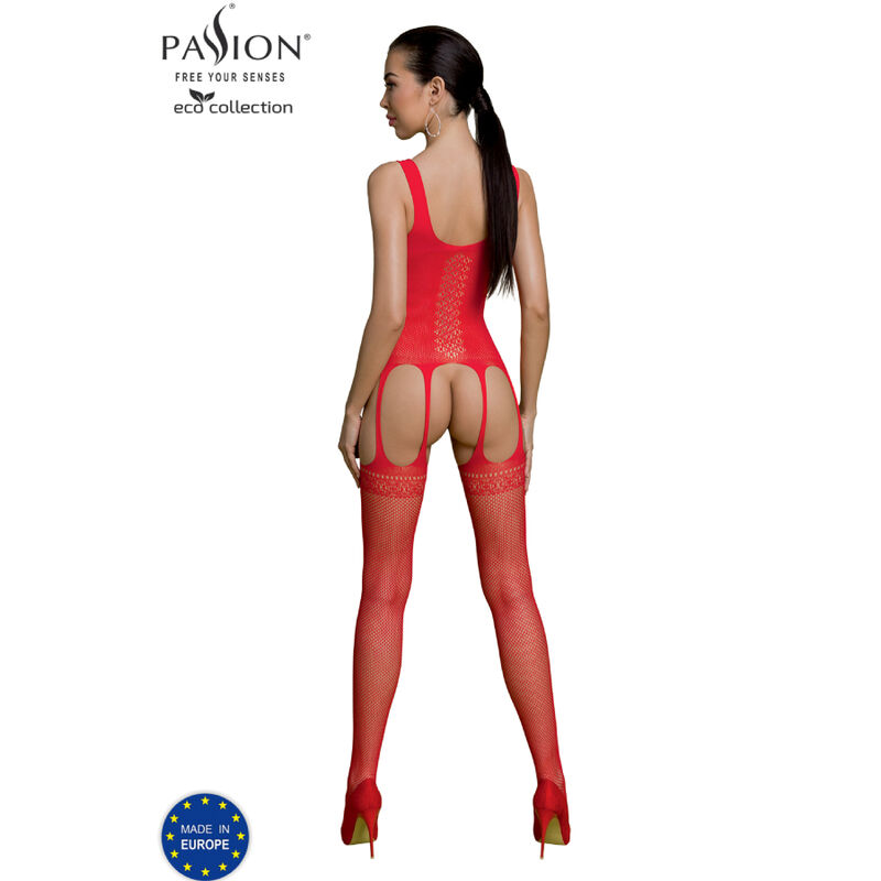 Passion - Eco Collection Bodystocking Eco Bs007 Negro 7 Passion - Eco Collection Bodystocking Eco Bs007 Negro - Imagen 7