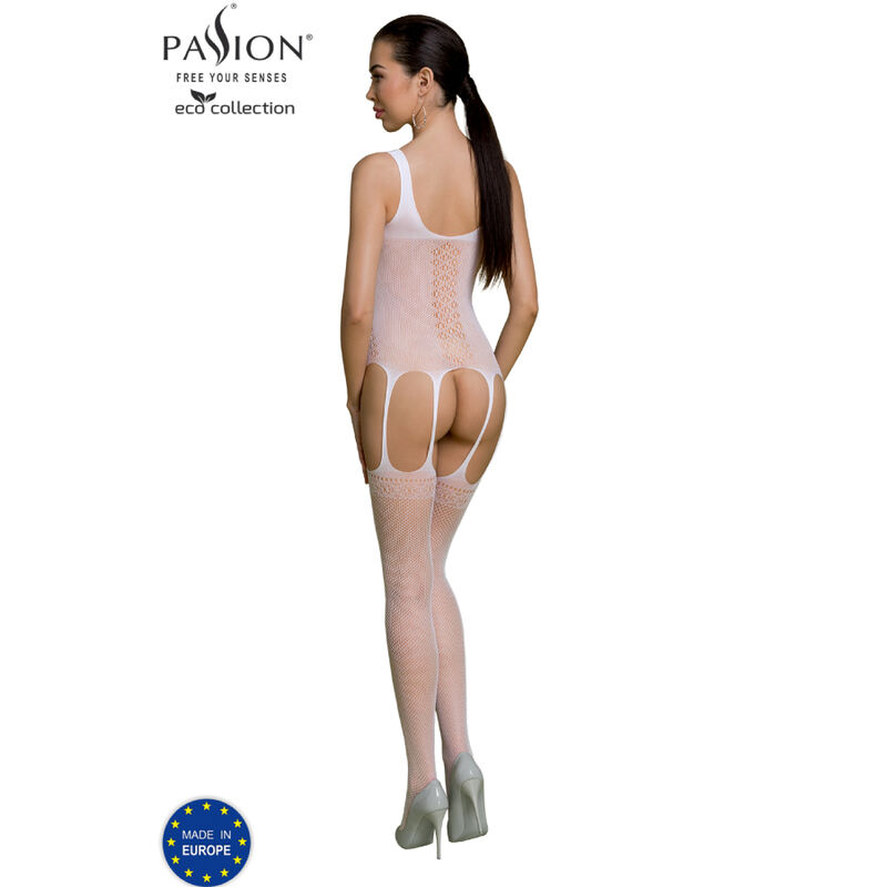 Passion - Eco Collection Bodystocking Eco Bs007 Negro 12 Passion - Eco Collection Bodystocking Eco Bs007 Negro - Imagen 12