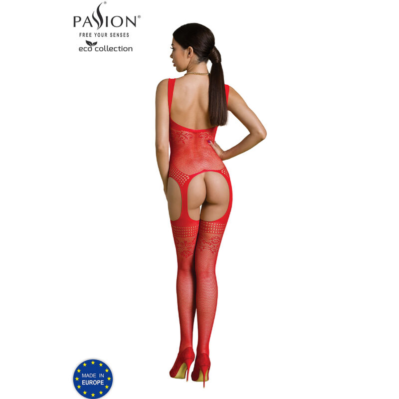 Passion - Eco Collection Bodystocking Eco Bs008 Negro 7 Passion - Eco Collection Bodystocking Eco Bs008 Negro - Imagen 7