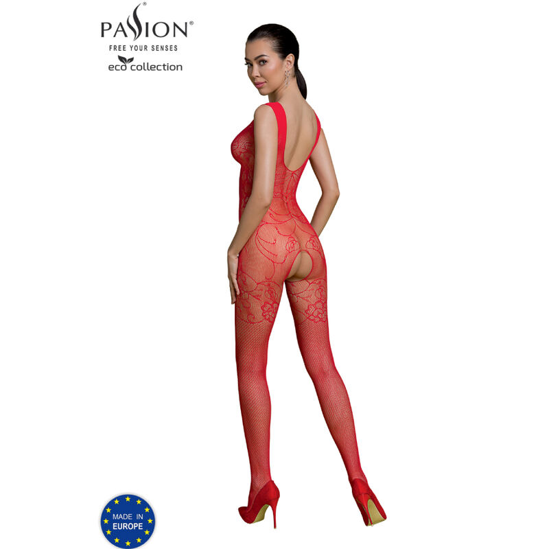 Passion - Eco Collection Bodystocking Eco Bs012 Negro 7 Passion - Eco Collection Bodystocking Eco Bs012 Negro - Imagen 7