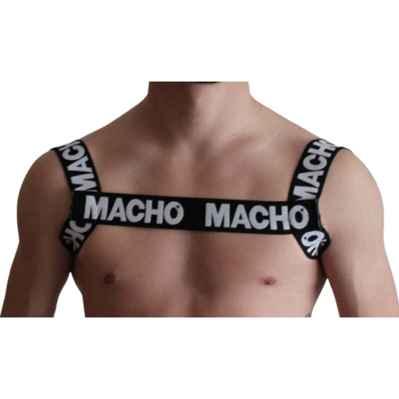Macho - Arnés Doble Negro 1 Macho - Arnés Doble Negro