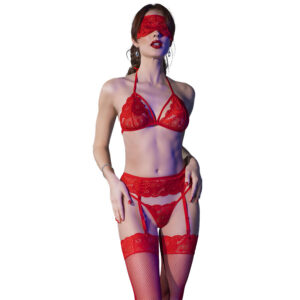 Chilirose - Cr 4467 Set Cuatro Piezas Rojo