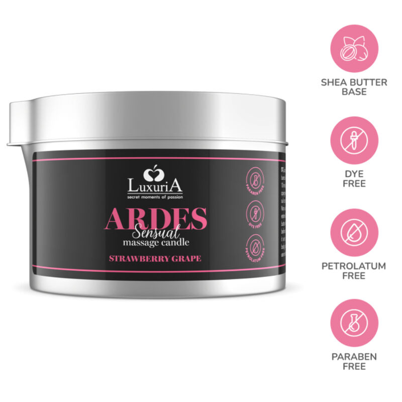 Intimateline Luxuria - Vela De Masaje Uva 3 Intimateline Luxuria - Vela De Masaje Uva - Imagen 3