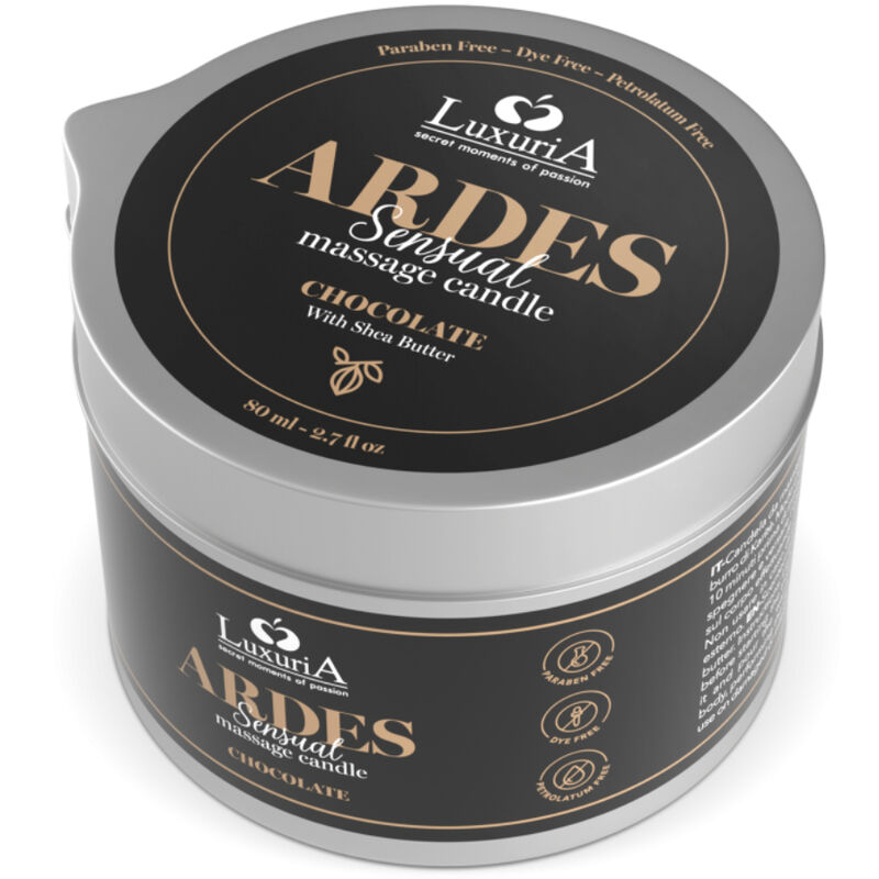 Intimateline Luxuria - Vela De Masaje Chocolate 4 Intimateline Luxuria - Vela De Masaje Chocolate - Imagen 4