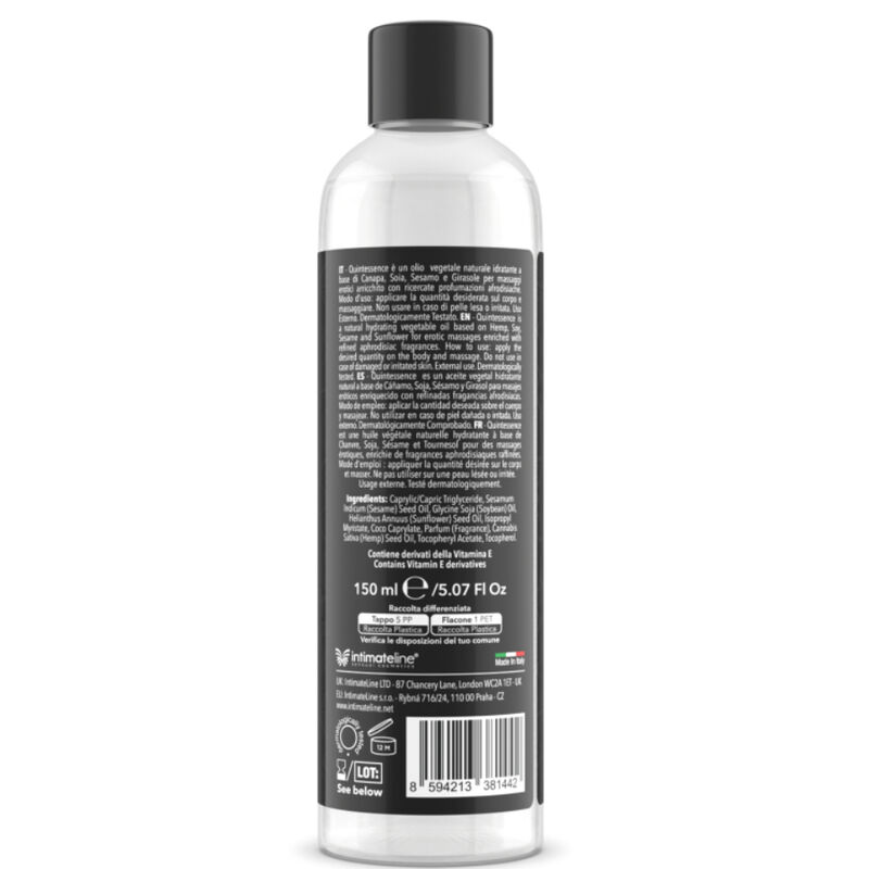 Intimateline Luxuria - Aceite De Masajes Nube De Azúcar 150 Ml 3 Intimateline Luxuria - Aceite De Masajes Nube De Azúcar 150 Ml - Imagen 3