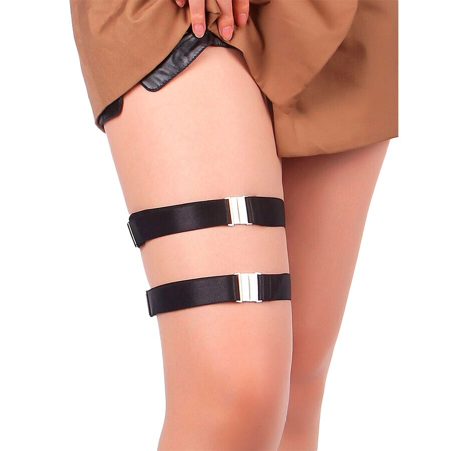 Subblime - 957476 Ligueros Ajustables Negros 1 Subblime - 957476 Ligueros Ajustables Negros