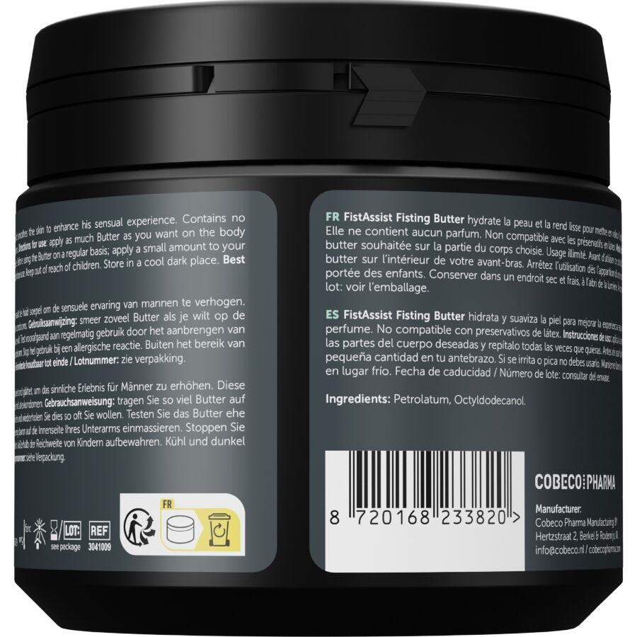 Cobeco - Fist Assist Vaselina Lubricante Base De Aceite 500 Ml 2 Cobeco - Fist Assist Vaselina Lubricante Base De Aceite 500 Ml - Imagen 2