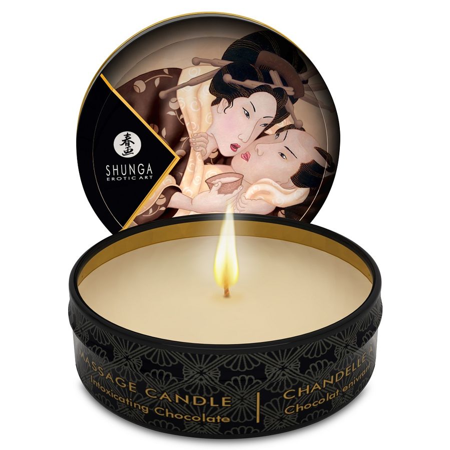 Shunga - Mini Caress By Candelight Vela Masaje Chocolate 30 Ml 1 Shunga - Mini Caress By Candelight Vela Masaje Chocolate 30 Ml
