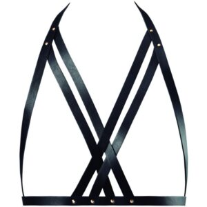 Bijoux Indiscrets Maze - Sujetador con Correas Negro