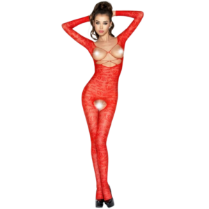 Passion - Woman Bs031 Bodystocking Rojo