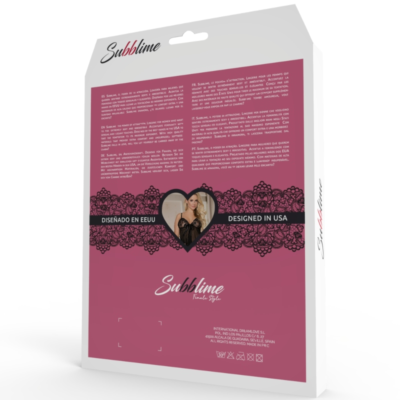 Subblime - Corset Encaje Floral 5 Subblime - Corset Encaje Floral - Imagen 5