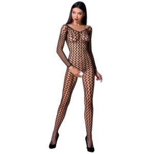Passion - Woman Bs068 Bodystocking Negro