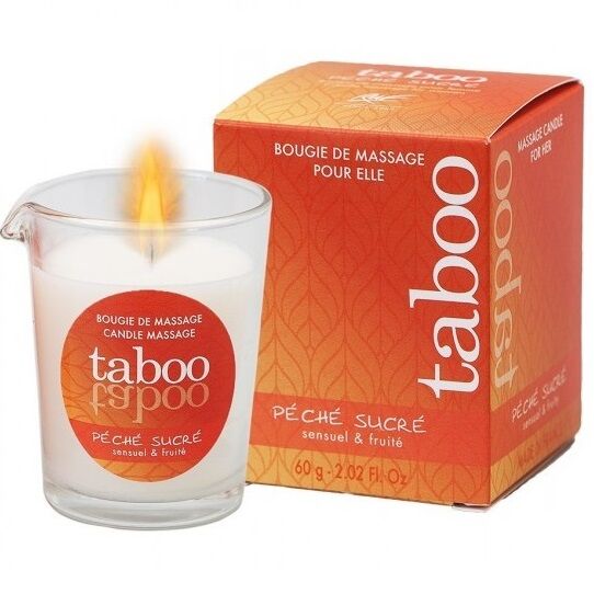 Ruf - Taboo Vela De Masaje Para Ella Peche Sucre Aroma Nectarina 1 Ruf - Taboo Vela De Masaje Para Ella Peche Sucre Aroma Nectarina