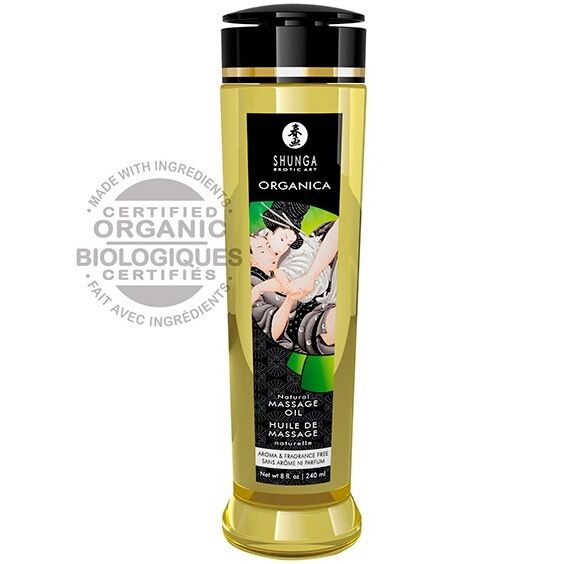 Shunga - Aceite De Masaje Orgánico Natural 240 Ml 1 Shunga - Aceite De Masaje Orgánico Natural 240 Ml