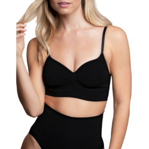 Bye-Bra - Medium Control Sujetador Sin Costuras Negro